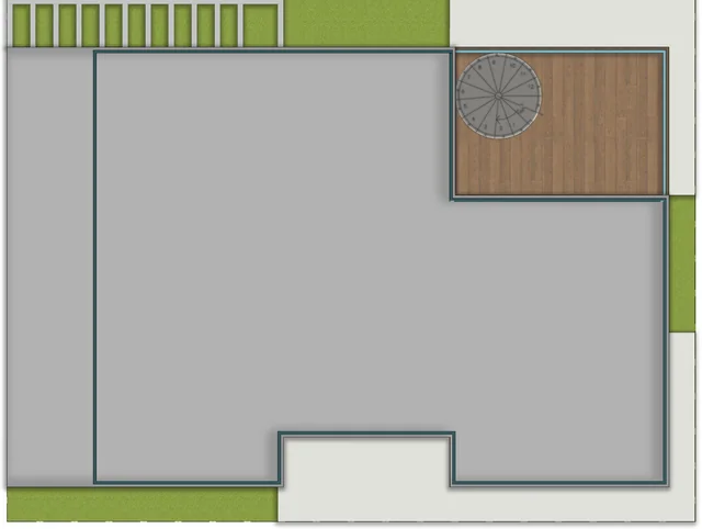 HPR Avani East villa - Terrace floor floor plan
